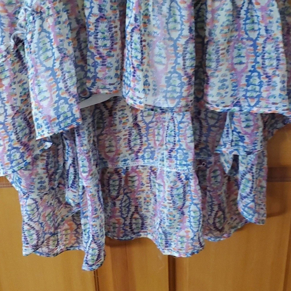 Disney D-Signed High Low Flowy‎ Spaghetti Strap Dress Size Large